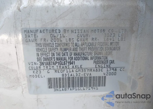 3N1AB7AP1GL671941: 43163280