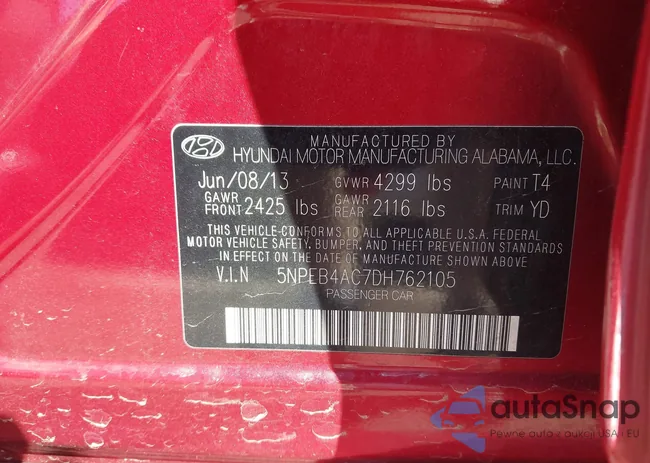 5NPEB4AC7DH762105: 43163385