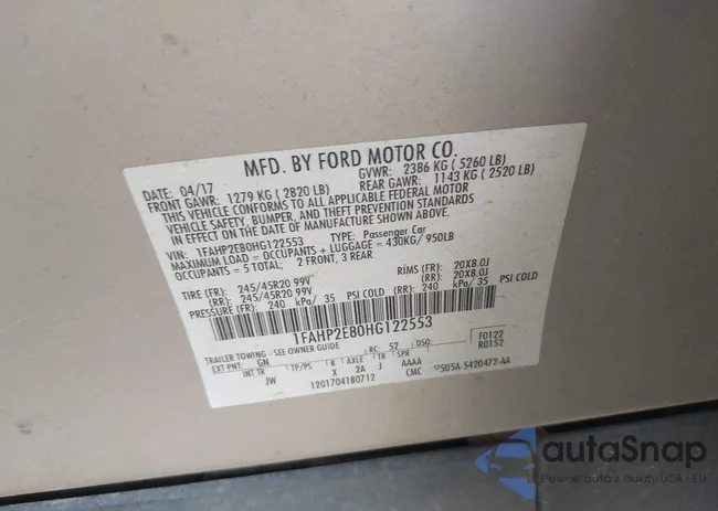 1FAHP2E80HG122553: 43163515