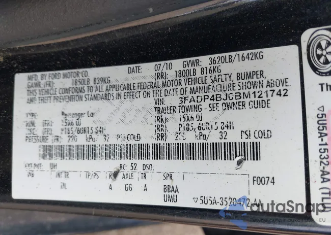 3FADP4BJ0BM121742: 43162744