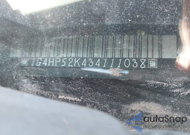 1G4HP52K434111038: 43164096