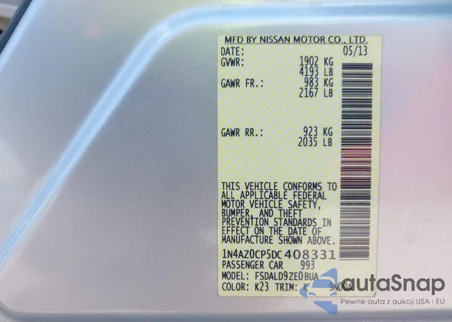 1N4AZ0CP5DC408331: 43164477