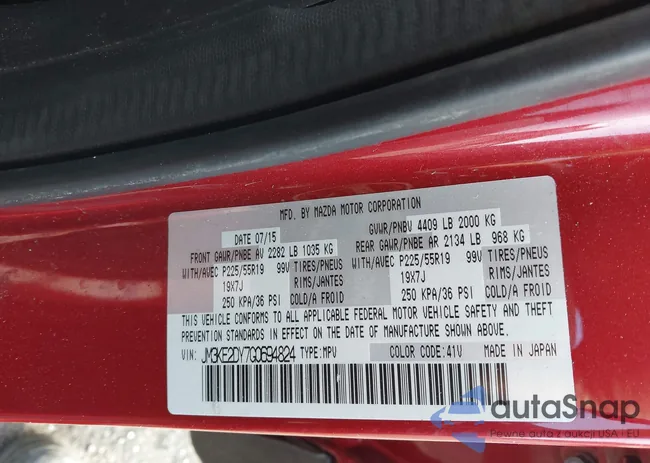 JM3KE2DY7G0694824: 43164520