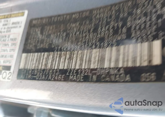 2T1KR32E15C431825: 43164596