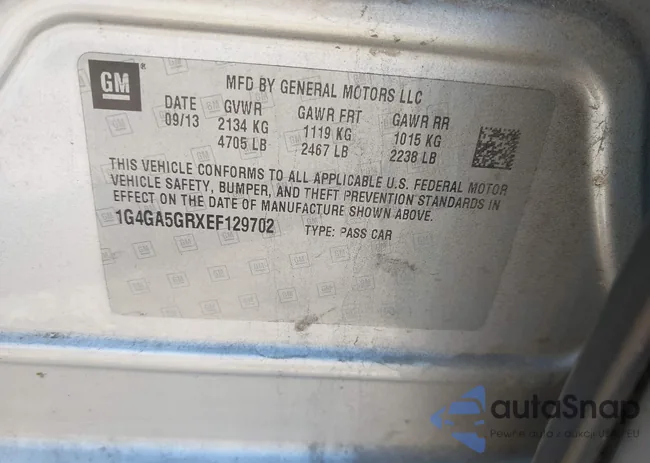 1G4GA5GRXEF129702: 43163765