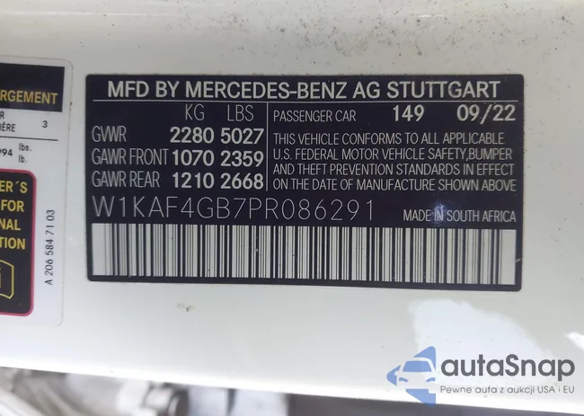 W1KAF4GB7PR086291: 43163925