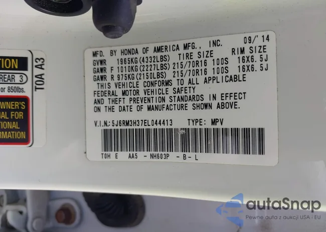 5J6RM3H37EL044413: 43163974