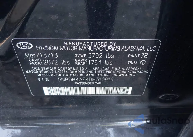 5NPDH4AE4DH310916: 43165165