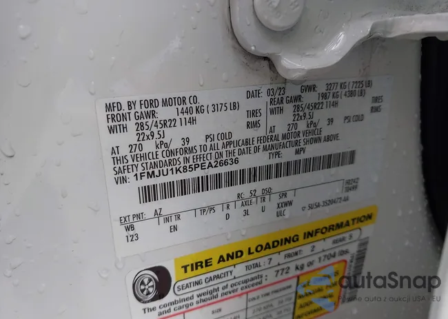 1FMJU1K85PEA26636: 43165169