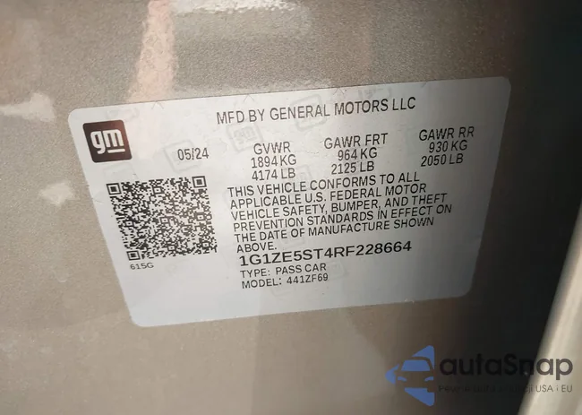 1G1ZE5ST4RF228664: 43165239