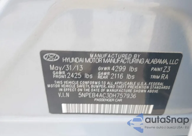 5NPEB4AC3DH757936: 43165304