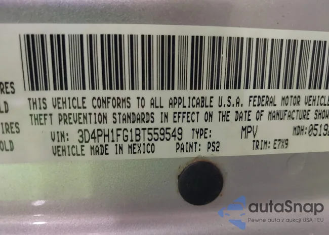 3D4PH1FG1BT559549: 43165441