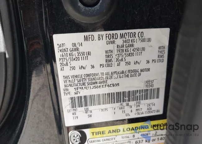 1FMJU1J58EEF65935: 43165544