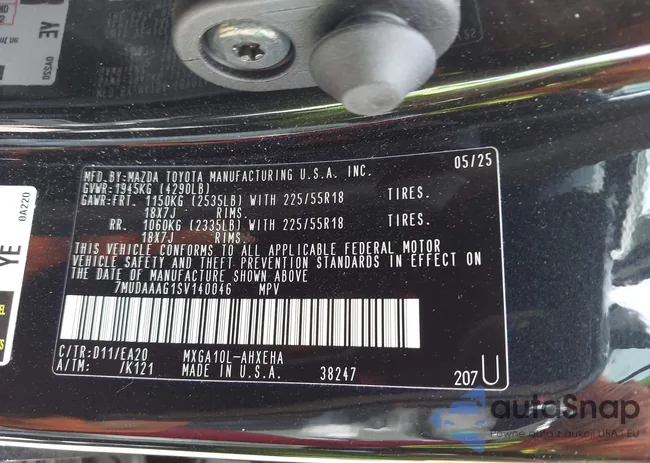 7MUDAAAG1SV140046: 43165595