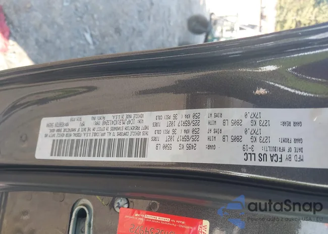 1C4PJMLB1KD413248: 43164871