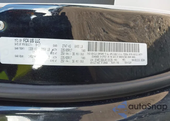 2C4RC1BGXJR119129: 43166038