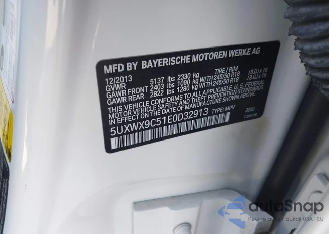 5UXWX9C51E0D32913: 43166237