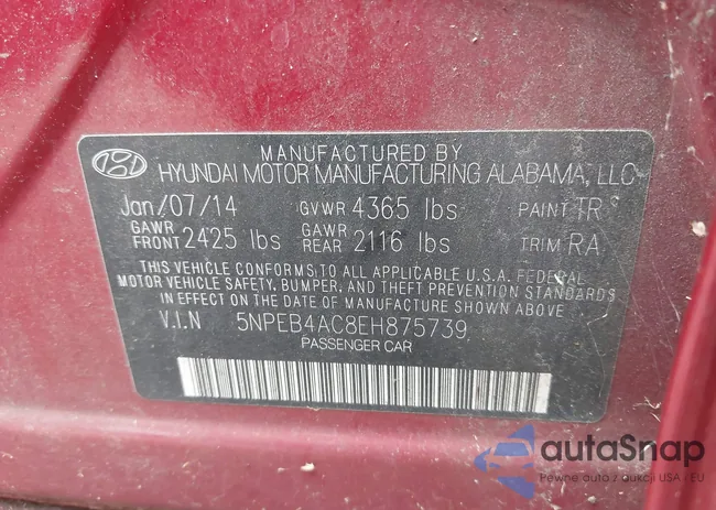 5NPEB4AC8EH875739: 43166331