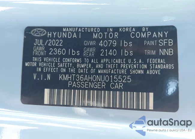 KMHT36AH0NU015525: 43166434