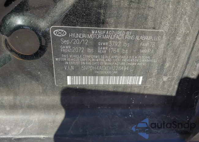 5NPDH4AEXDH228494: 43165740