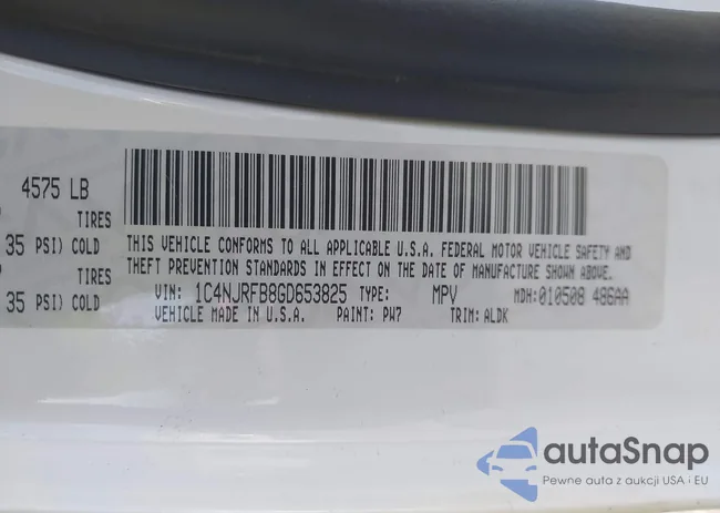 1C4NJRFB8GD653825: 43165926