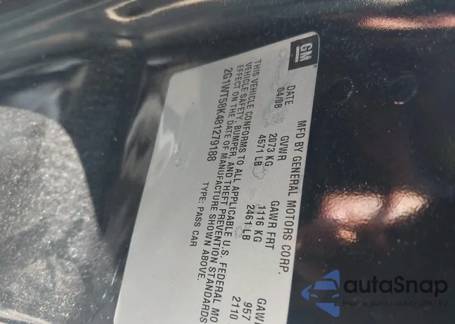 2G1WT58K481279188: 43165998