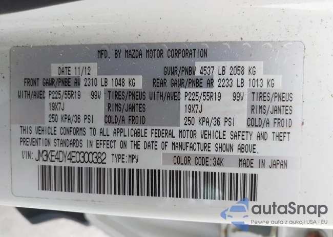 JM3KE4DY4E0300382: 43166009