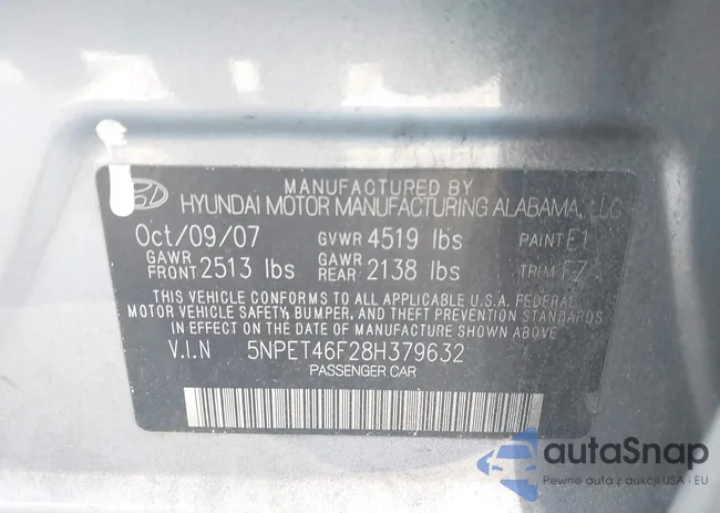 5NPET46F28H379632: 43167209