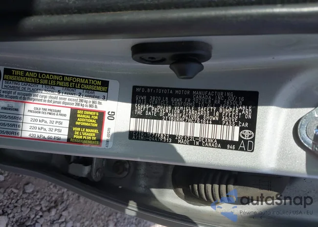 2T1BURHE7HC761644: 43167311