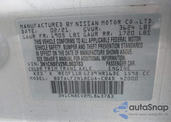 3N1CN8EV2ML863783: 43167368