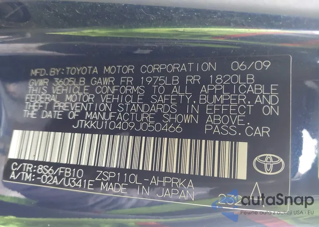 JTKKU10409J050466: 43167376