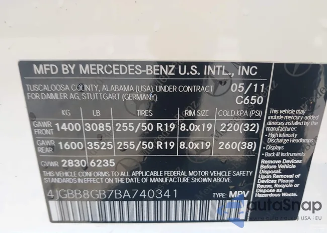 4JGBB8GB7BA740341: 43167389