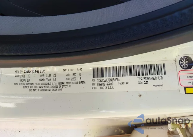 1C3LC56K78N158381: 43167482