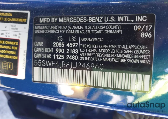 55SWF4JB8JU246960: 43166638