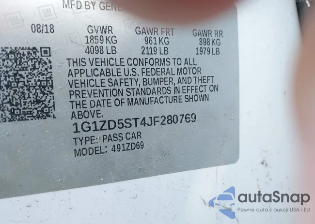 1G1ZD5ST4JF280769: 43168133