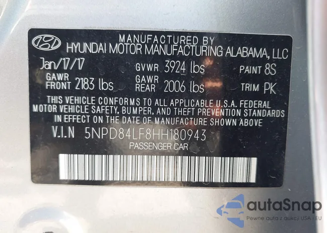 5NPD84LF8HH180943: 43168203