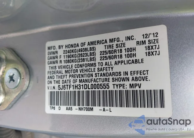 5J6TF1H31DL000555: 43168317