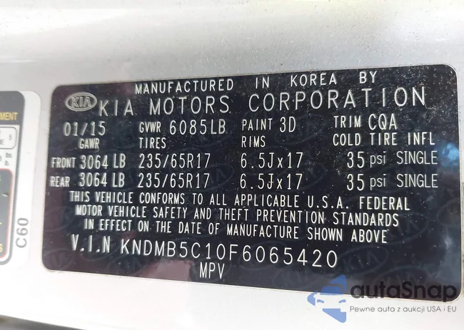 KNDMB5C10F6065420: 43167646