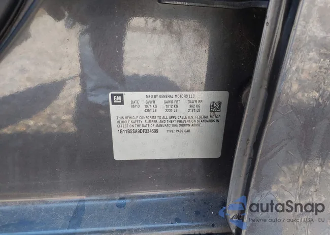 1G11B5SA9DF334699: 43167828