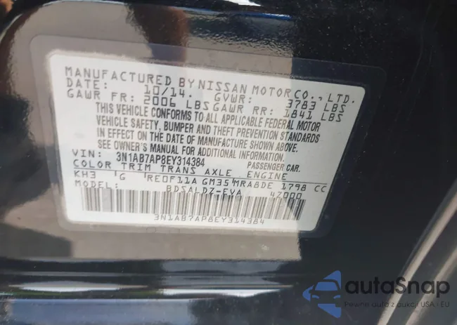 3N1AB7AP8EY314384: 43167880