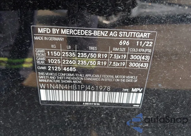 W1N4N4HB1PJ461978: 43169216