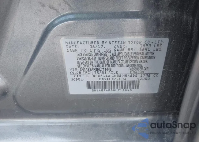 3N1AB7AP8HL711448: 43169280