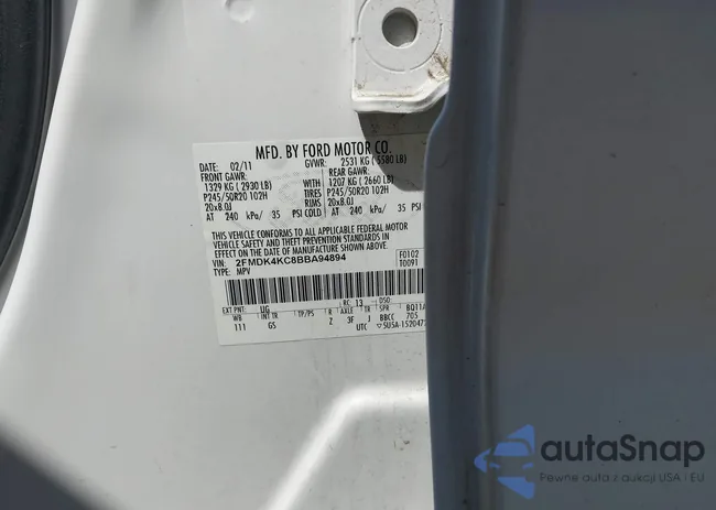 2FMDK4KC8BBA94894: 43169336