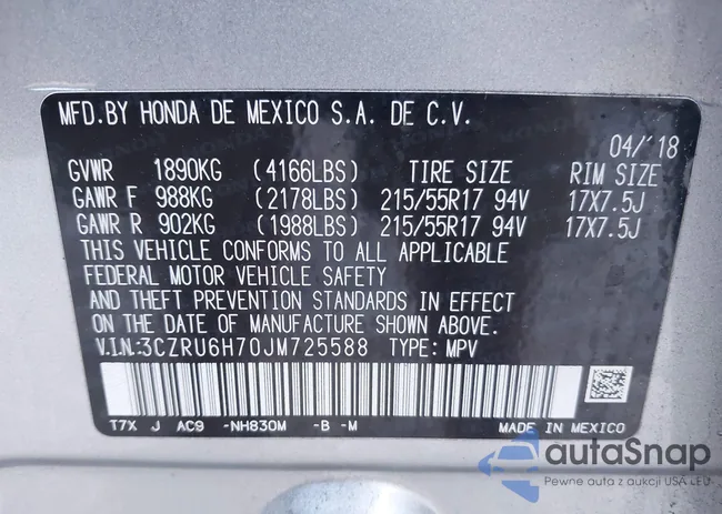 3CZRU6H70JM725588: 43168660