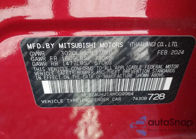 ML32AUHJ1RH009964: 43168712