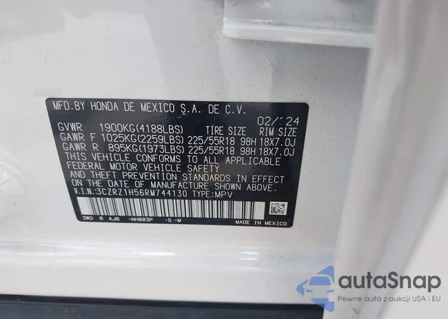 3CZRZ1H56RM744130: 43168853