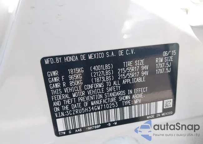 3CZRU5H34GM710253: 43168948