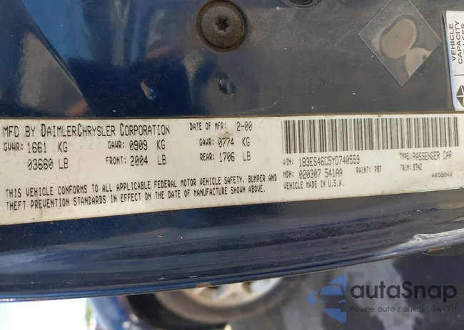 1B3ES46C5YD740559: 43170138