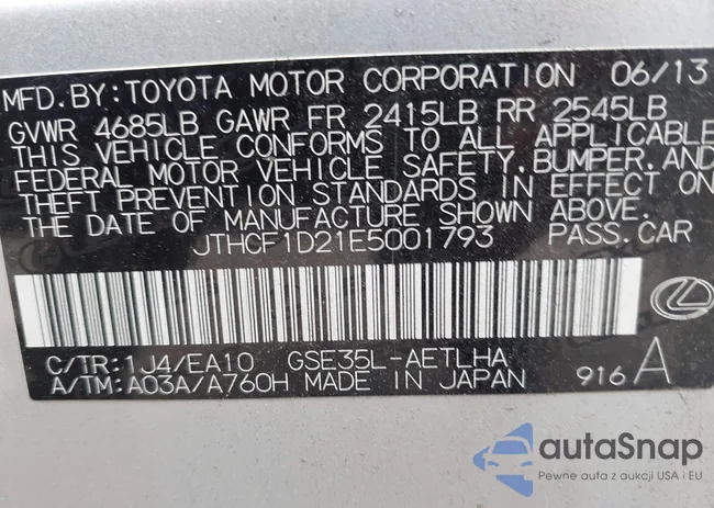 JTHCF1D21E5001793: 43170288