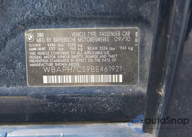 WBAPH7C59BE461921: 43170296